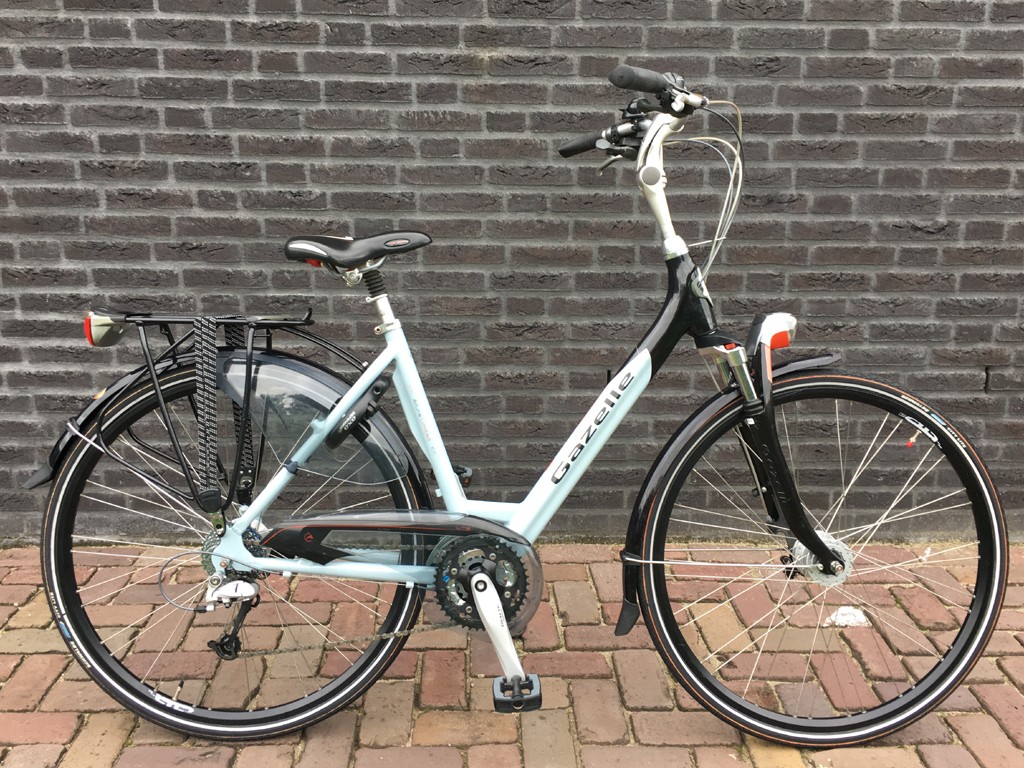 Gazelle Allure LTD D49 24v Zwart/Blauw